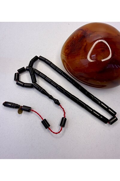 İskenderun Tesbihcilik 4/7 mm Wrist Length Fishhook-Like Black Diamond Diyarb...