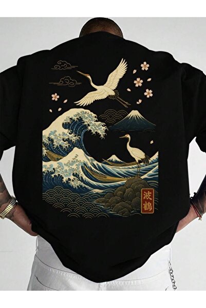 Norvea Japanase Wave Oversize Tişört