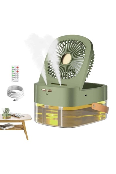 OEM Ventilator portabil cu pulverizare de apă, pulverizare dublă, mini umidif...