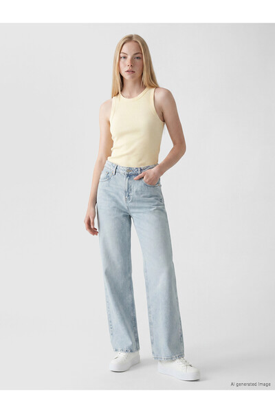 LC Waikiki Vizyon New Season Wideleg Women's Jean Pants