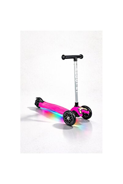 Empressco Çocuklar için 4 Kademe Ayarlanabilir LED Işıklı 3 Tekerlekli Scooter