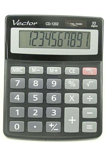 Vector Calculator de culoare neagră 1 bucată Cod: K-VCD1202BLK