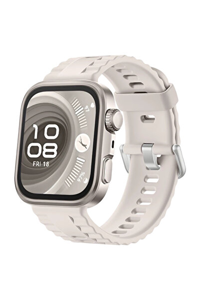 Huawei uryport Fit 4 Nova Silikon Kordon - Bej