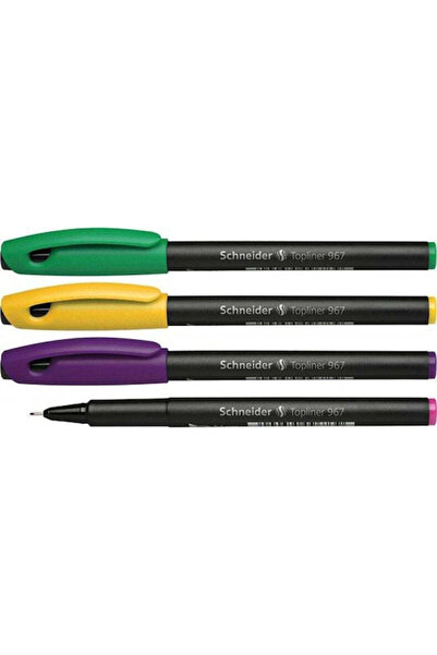 SCHNEIDER Topliner 967 Set de pixuri cu vârf fin 0.4 mm, culori asortate
