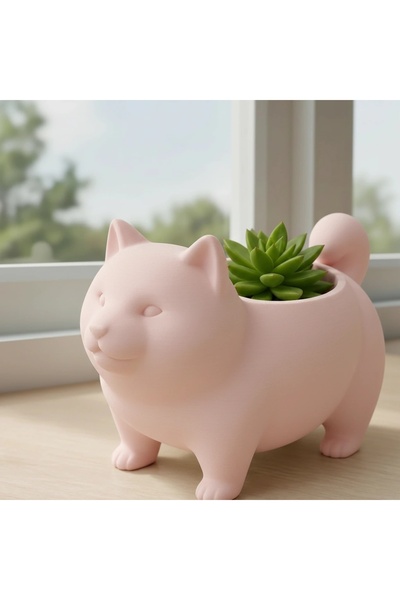 OEM Mini Ghiveci Decorativ Suport Plante cu Design Shiba Inu