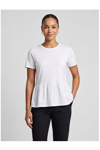 Collezione Women's T-Shirt 100% Cotton Crew Neck Casual Relaxed Fit