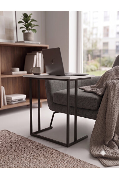 Minimal Home MİNİMALHOME ÇOK AMAÇLI LAPTOP SEHPASI BEYAZ YAN SEHPA MODÜLER SEHPA