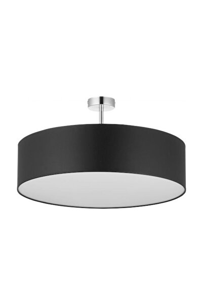 TK-Lighting TK Lighting Vienna Plafonieră 60cm Negru cu soclu E27