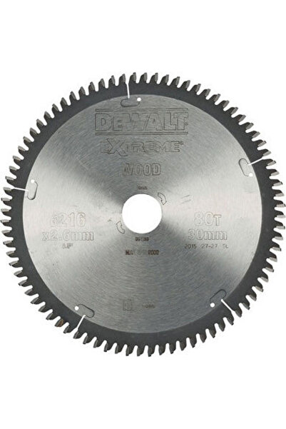 Dewalt Disc de tăiere lemn Extreme 216mm, cu diametrul găurii de 216mm și 80 ...