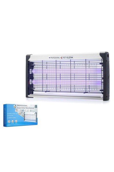 HADRON HDX9301 Elektrikli Sinek Öldürücü Cihaz 30W 49 cm Floresan ABS Siyah B...