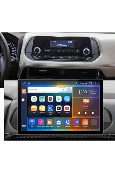 Carplayer شاشة أندرويد 13 بوصة لسيارة نيسان إكستريل موديل 2023-2025 مع دعم أب...