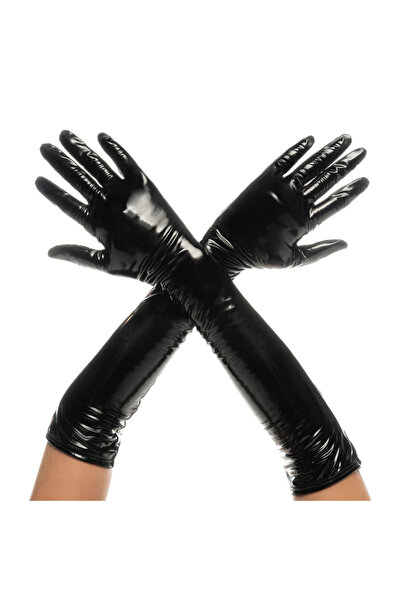 Mapal Cruella - High Gloss Gloves - S/M - Gloss Black