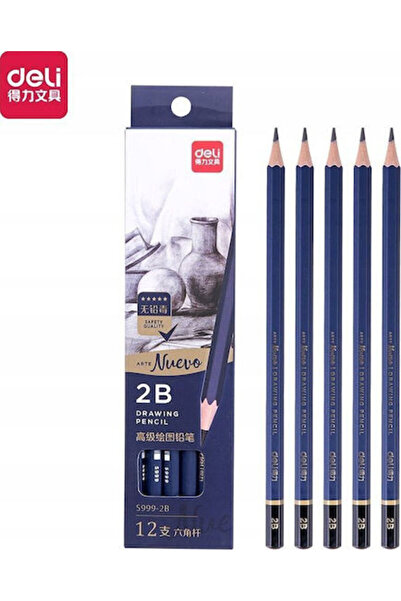 Deli Creion 2B 12 bucăți