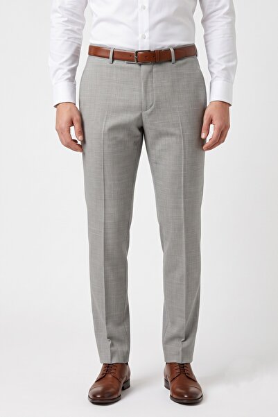 KAMER Men's Classic Fit Fabric Trousers 2006P Bgl-St05610