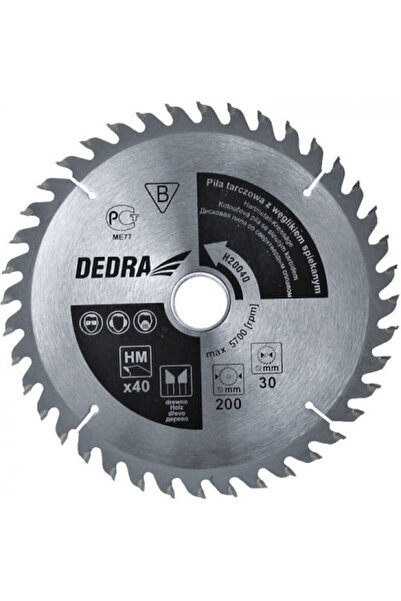 dedra Disc de tăiere pentru lemn, diametru 160mm, cu 24 de dinți, 1 bucată
