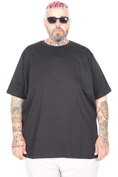 ModeXL Mode XL Plus Size T-Shirt Bis There Is No Right 26120 CRNA