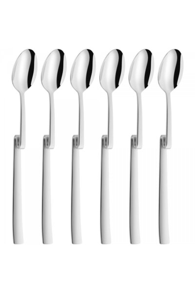 ZWILLING Set 6 linguri pentru Latte Macchiato, Zwilling, Inox, 21 cm, Argintiu