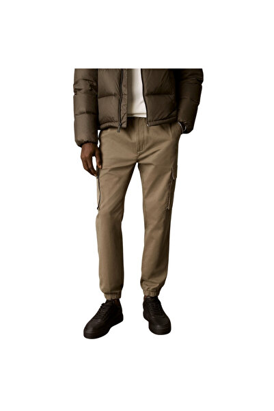 Calvin Klein Pantaloni cargo skinny din twill pentru bărbați, mărimea S