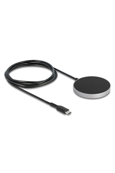 DELOCK ασύρματος φορτιστής 66467, 15W, μαγνητικός, μαύρος