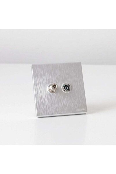 Danube Home Milano Tv And Satellite Outlet Cable Socket For Modern Home Elect...