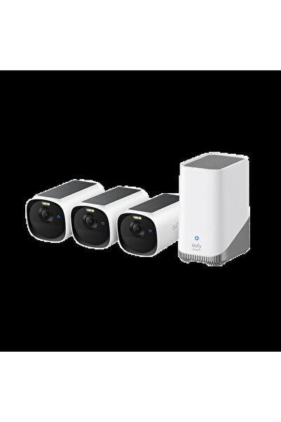 eufy Kit supraveghere video eufyCam E40, 2K HD, Incarcare solara, MaxColour V...