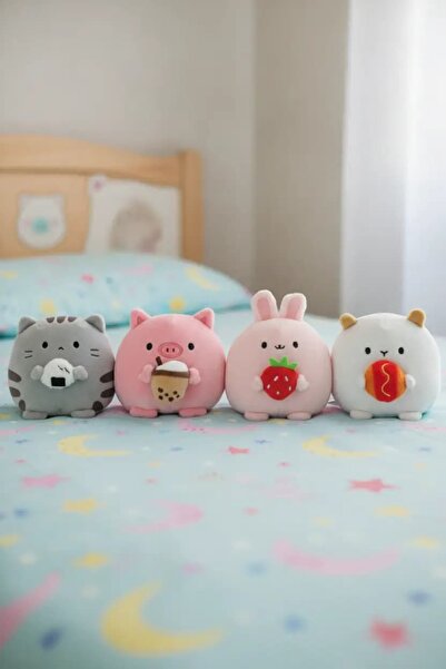 Miniso Lisanslı Yummy Yummy Ayakta Peluş Oyuncak 10 Cm – Sevimli Koleksiyonluk
