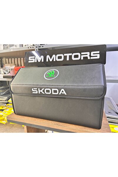 Sm Motors SKODA SUNİ DERİ BAGAJ ORGANİZER