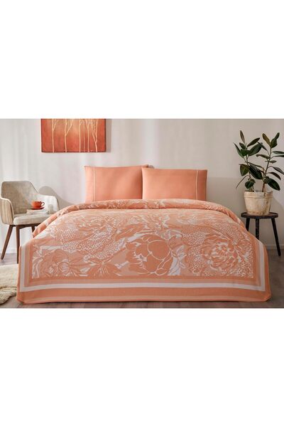 Yıldızan Msa Shop Jakar Idore Double Pique Set Salmon 931845