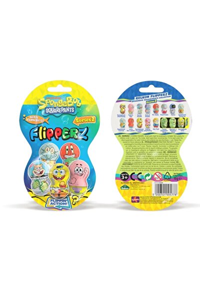 Relkon Flipperz Sünger Bob 2,seri (Yeni) Hacıyatmaz Lisanslı Figürlü Oyuncakl...