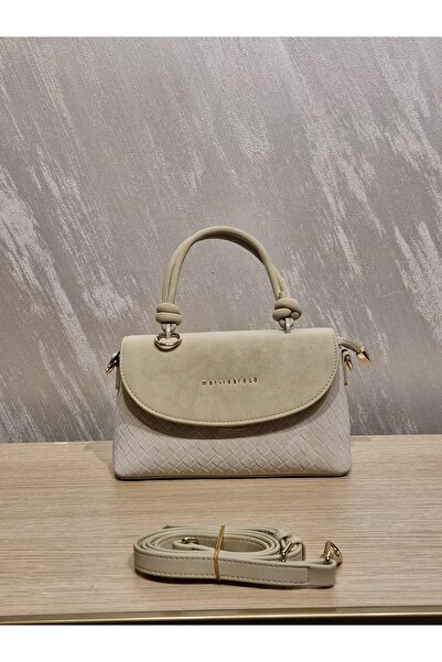 seyyah Nubuck Hand and Shoulder Bag with Cover