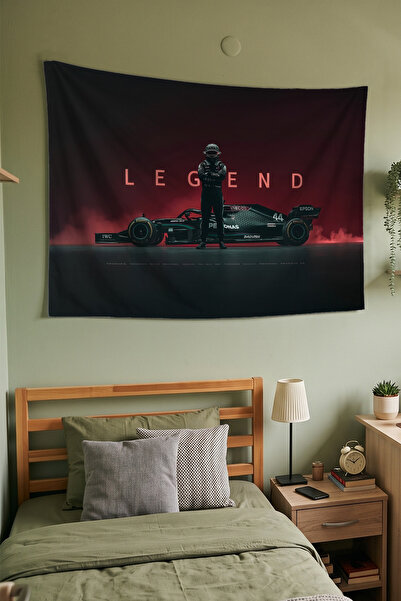 Milura Formula 1 Duvar Örtüsü – Modern Dekoratif Kaliteli Kumaş Tapestry Duva...
