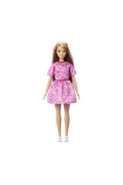 mattel Κούκλα Barbie Fashionistas σε στυλ Barbie με ξανθά μαλλιά και φορώντας...