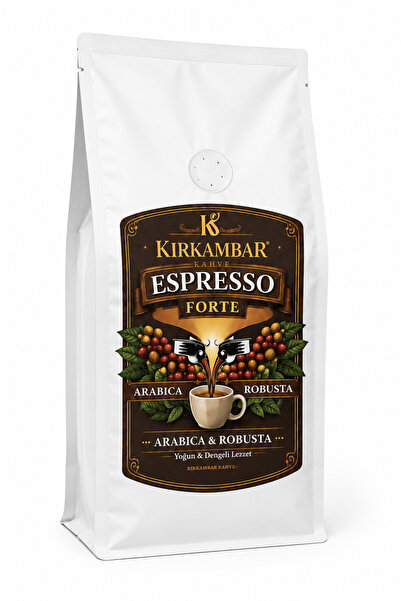 Espresso Forte 250 Gr Espresso Kahve | Arabica & Robusta Blend | Yoğun Aroma, Sert İçim, Bol Krema