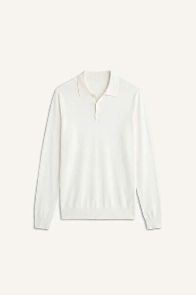 DeFacto Standard Fit Polo Collar Knitwear Sweater D0454Ax26Au