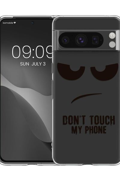 KWmobile Θήκη Google Pixel 8 Pro - TPU Case Σιλικόνης - Don't Touch My Phone ...
