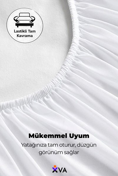 XVA 100% Cotton Fitted Elastic Liquid-Proof Mattress Cover |   Mattress Protector |   Single, Double, King and Baby