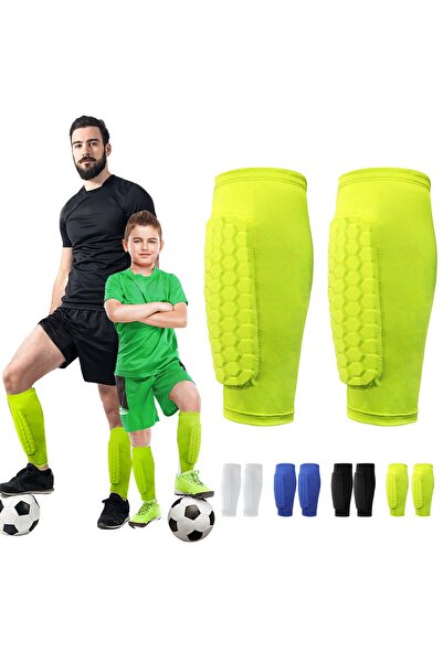 SOCCER LUKIUP Apărători Tibie Fotbal Verde, Mărime S, Ușoare și Respirabile