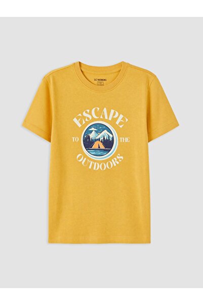 LC Waikiki Crew Neck Printed Boy's T-Shirt