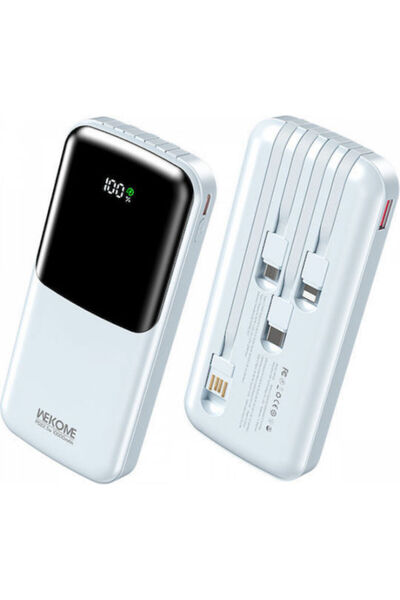 WK WP-65 Power Bank 10000mAh 22.5W Power Delivery Μπλε