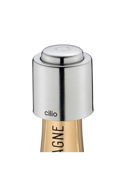 Cilio Dop pentru sticla de sampanie, 4.5 cm, otel inoxidabil satinat -