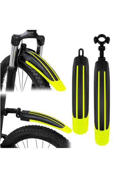 Gearox Set apărători noroi MTB galbene 20-28 "