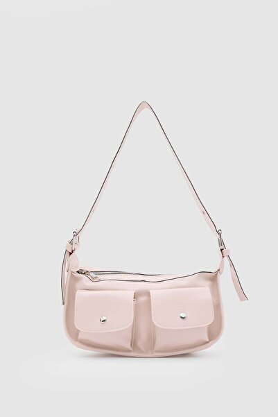 Shule Bags Diana Vintage Baguette Bag Powder Pink