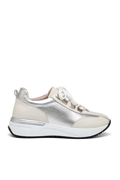 Tergan Krem Hakiki Deri Kadın Sneaker - K26I1AY68468-A68