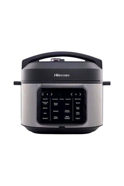 Hisense Multi Cooker HMC6SBK , 6 liters , Silver Finish