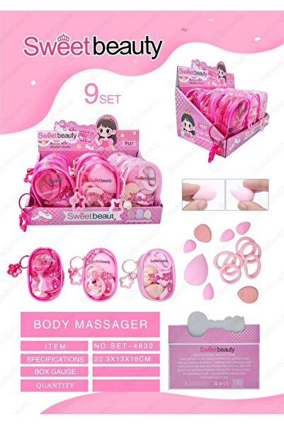 Sweetbeauty Sweet Beauty makeup sponge Top Bottom Set and beauty accessories