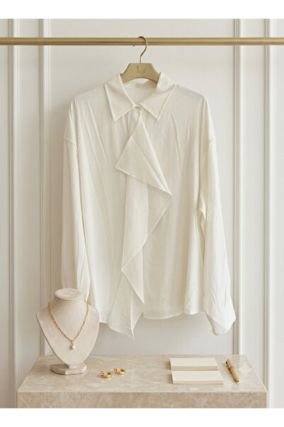Levidor Women's White Colored Shirt