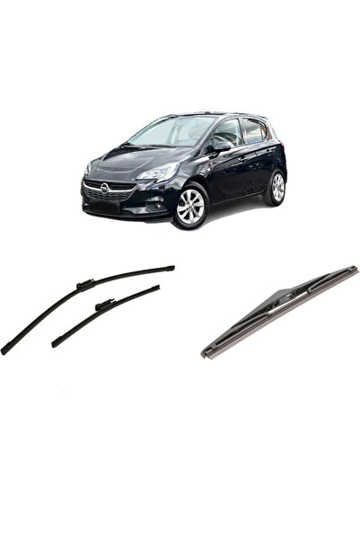 Bosch Σετ 3 υαλοκαθαριστήρων OPEL CORSA E (X15) από το 2014-2019, για το μπρο...