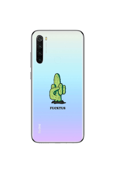 Other Xiaomi Redmi Note 8 Green Cactus Transparent Silicone TPU Θήκη