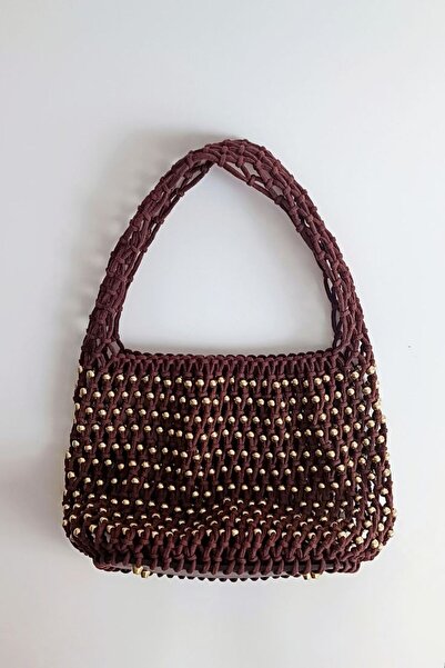 ARTTMACRAME Hand Knitted Women's Bag – Casual and Stylish Design