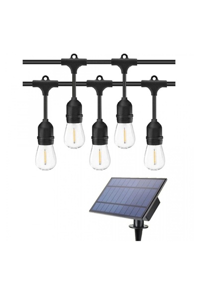 emc onshop Ghirlandă luminoasă solară LED EMC ONSHOP ® 5m, 10 becuri LED, Pro...